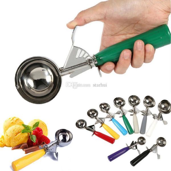 stainless steel ice cream scoops stacks round fruit mash spoon with plastic handle kitchen bar tools accessories wx9-837
stainless steel ice cream scoops stacks round fruit mash spoon with plastic handle kitchen bar tools accessories wx9-837