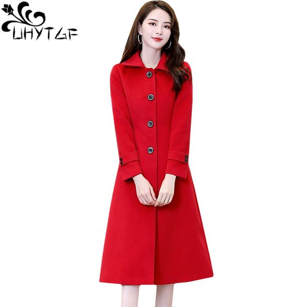 women's wool & blends uytgf women coats elegant autumn winter coat ladies single-breasted slim jacket female pure color quality woolen, Black
women's wool & blends uytgf women coats elegant autumn winter coat ladies single-breasted slim jacket female pure color quality woolen, Black