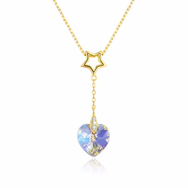 2018 new arrival 925 sterling silver chic pendant necklace girl women lucky star shape jewelry heart crystal hanging necklace
2018 new arrival 925 sterling silver chic pendant necklace girl women lucky star shape jewelry heart crystal hanging necklace