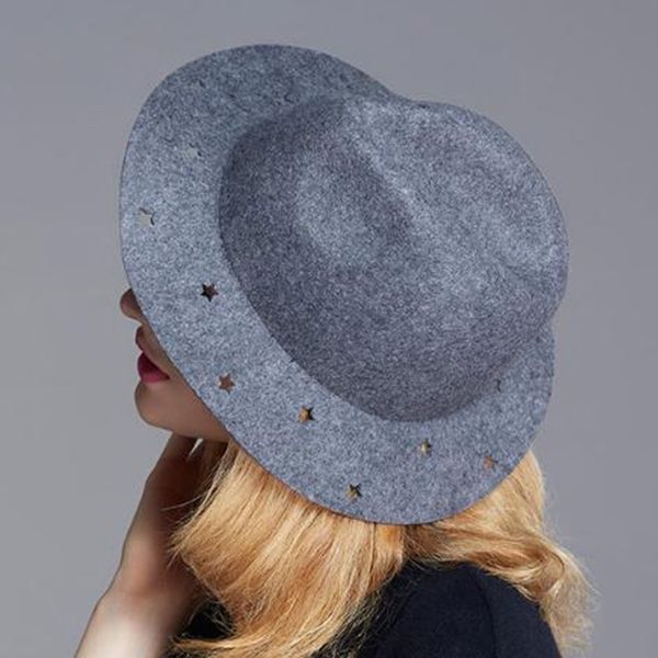 fashion-bucket cap jazz hat fashion wool wide brim style painter hat cap vintage warm party casual women caps gorra hombre, Blue;gray
fashion-bucket cap jazz hat fashion wool wide brim style painter hat cap vintage warm party casual women caps gorra hombre, Blue;gray