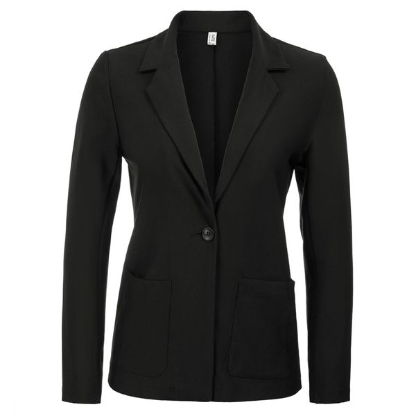 office blazer women coat spring fall solid color classic retro one-button blazer work business long sleeve notch lapel coats, White;black
office blazer women coat spring fall solid color classic retro one-button blazer work business long sleeve notch lapel coats, White;black