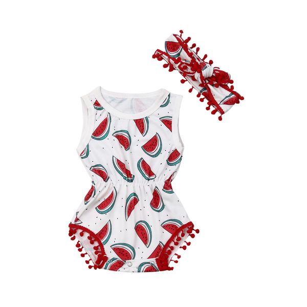 Newborn Baby Girls Romper Summer Baby Clothes Watermelon Print Tassel Jumpsuit Playsuit Sunsuit Baby Girl Costumes
Newborn Baby Girls Romper Summer Baby Clothes Watermelon Print Tassel Jumpsuit Playsuit Sunsuit Baby Girl Costumes