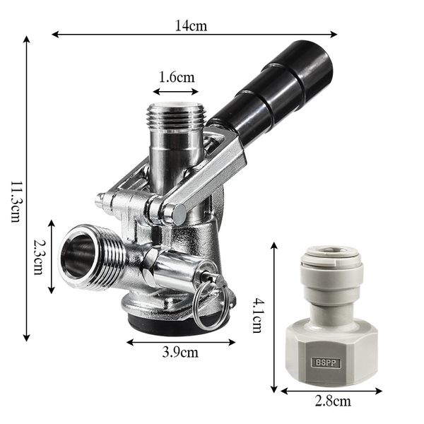 brewing a d s g keg coupler draft beer dispenser system with push in fitting for beer wine beer keg tap coupler
brewing a d s g keg coupler draft beer dispenser system with push in fitting for beer wine beer keg tap coupler