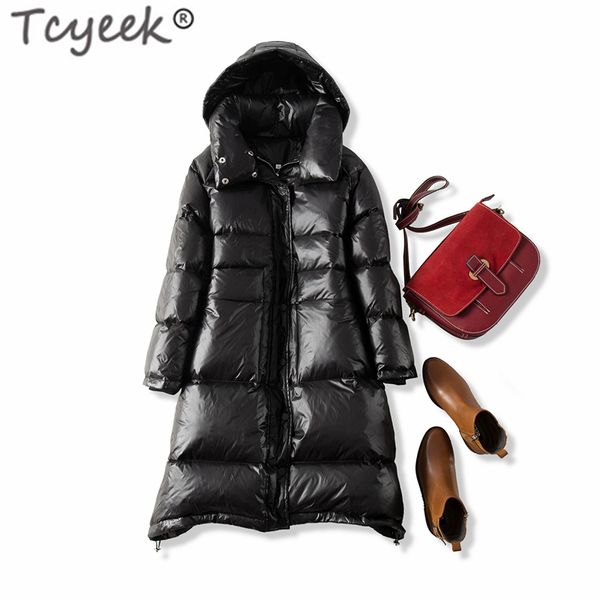 tcyeek 2019 brand winter white duck down jacket women long down parka thick warm coat female outwear jacket hiver 19071201, Black
tcyeek 2019 brand winter white duck down jacket women long down parka thick warm coat female outwear jacket hiver 19071201, Black