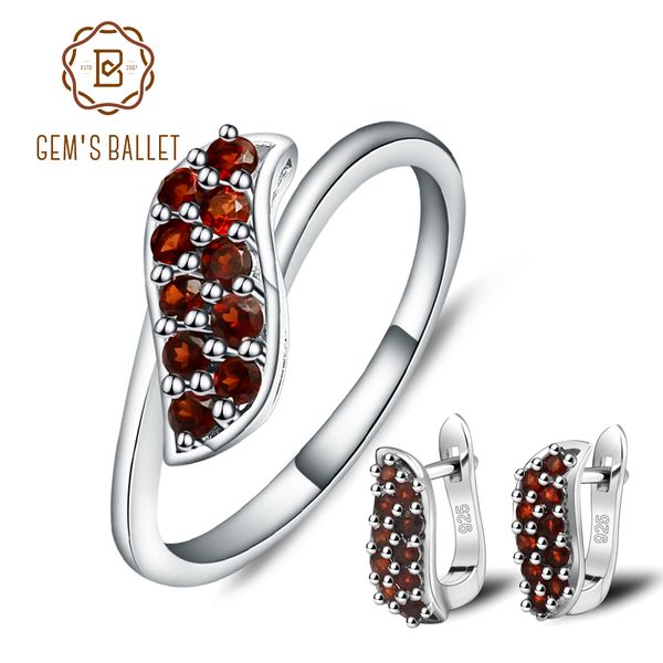 gem's ballet s-shape natural garnet rings clip earrings gemstone 925 sterling silver pomegranate fine jewelry set for women, Black
gem's ballet s-shape natural garnet rings clip earrings gemstone 925 sterling silver pomegranate fine jewelry set for women, Black