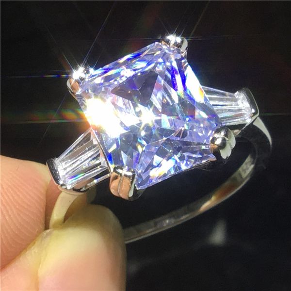 luxury promise ring 925 sterling silver princess cut 4ct diamond cz engagement wedding band ring for women men jewelry, Slivery;golden
luxury promise ring 925 sterling silver princess cut 4ct diamond cz engagement wedding band ring for women men jewelry, Slivery;golden