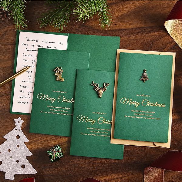 2pcs retro bronze christmas metal greeting card business gift card birthday blessing small with envelope holiday
2pcs retro bronze christmas metal greeting card business gift card birthday blessing small with envelope holiday