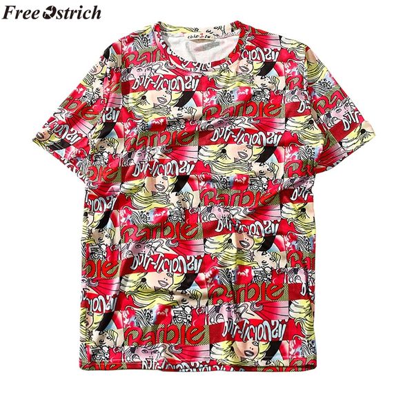 free ostrich женская мода harajuku с принтом футболки с круглым вырезом женская удобная повседневная летняя футболка с короткими рукавами то, White
free ostrich женская мода harajuku с принтом футболки с круглым вырезом женская удобная повседневная летняя футболка с короткими рукавами то, White