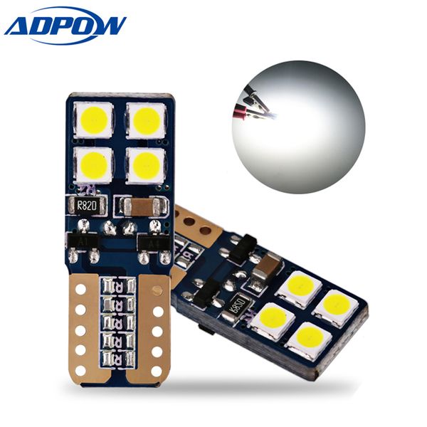 2pcs t10 3030 8smd bright led car decoding lights wide indoor light license plate white 12v car lights
2pcs t10 3030 8smd bright led car decoding lights wide indoor light license plate white 12v car lights