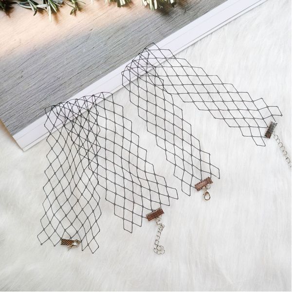 european and american punk fishing net grid hollow black short clavicle fashion jewelry 2020 new for woman girl cute necklace, Golden;silver
european and american punk fishing net grid hollow black short clavicle fashion jewelry 2020 new for woman girl cute necklace, Golden;silver