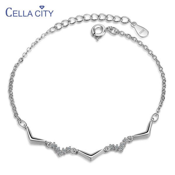 cellacity wave shaped silver 925 jewelry gemstones bracelet for women zircon simple design female dating gift anniversary, Golden;silver
cellacity wave shaped silver 925 jewelry gemstones bracelet for women zircon simple design female dating gift anniversary, Golden;silver