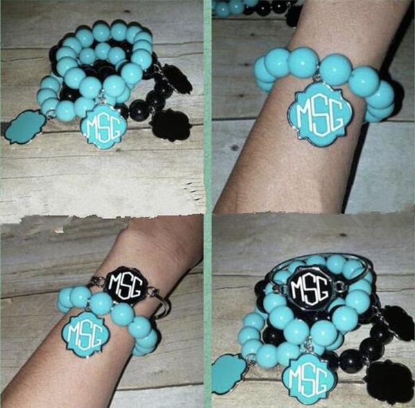 colorful blank enamel clover monogram beads bangles elastic charm bracelets for women fashion inspirational jewelry monogram, Black
colorful blank enamel clover monogram beads bangles elastic charm bracelets for women fashion inspirational jewelry monogram, Black