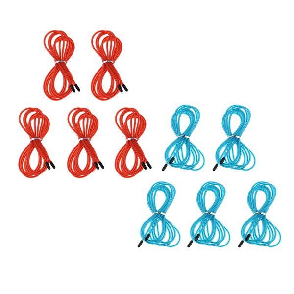 10pcs speed rope replacement cable adjustable steel speed skipping rope cord with end caps
10pcs speed rope replacement cable adjustable steel speed skipping rope cord with end caps