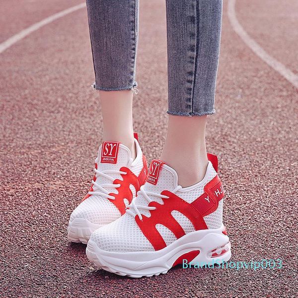 2019 summer women sneakers mesh casual platform white shoes 10 cm heels wedges breathable fashion woman height increasing shoes, Black;white
2019 summer women sneakers mesh casual platform white shoes 10 cm heels wedges breathable fashion woman height increasing shoes, Black;white
