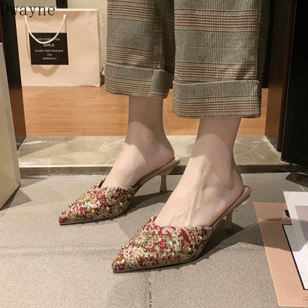 fashion slippers female wild 2020 summer new casual sandals comfortable high heels, Black
fashion slippers female wild 2020 summer new casual sandals comfortable high heels, Black