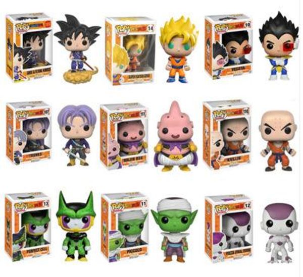 2019 arrival funko pop dragon ball z super saiyan goku vegeta majin buu trunks vinyl action figure with box #121 #24 #156 #14
2019 arrival funko pop dragon ball z super saiyan goku vegeta majin buu trunks vinyl action figure with box #121 #24 #156 #14
