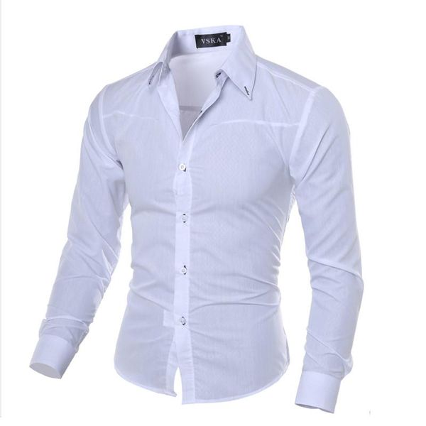5xl plus size brand-clothing cotton mens clothing solid soft men shirt long sleeve mens shirts casual slim fit sale, White;black
5xl plus size brand-clothing cotton mens clothing solid soft men shirt long sleeve mens shirts casual slim fit sale, White;black