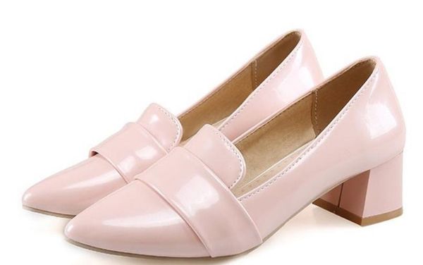 2019 women's shoes in spring and autumn with new style middle heel coarse heel pointed end @22, Black
2019 women's shoes in spring and autumn with new style middle heel coarse heel pointed end @22, Black