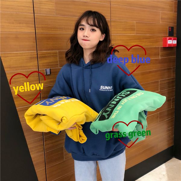 harajuku cute women hoodies pullover autumn winter loose fleece thick knit sweatshirt female letter printed hooded pullovers, Black
harajuku cute women hoodies pullover autumn winter loose fleece thick knit sweatshirt female letter printed hooded pullovers, Black