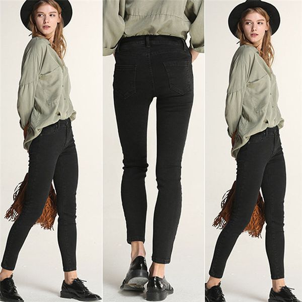 women pencil stretch casual ripped holes skinny jeans pants high waist trousers, Blue
women pencil stretch casual ripped holes skinny jeans pants high waist trousers, Blue