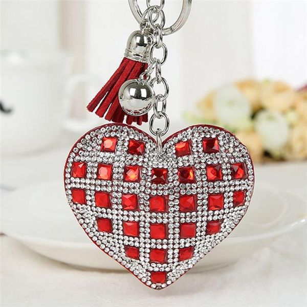keychains heart keychain tassel key holder metal crystal chain keyring charm bag auto pendant gift wholesale price, Silver
keychains heart keychain tassel key holder metal crystal chain keyring charm bag auto pendant gift wholesale price, Silver