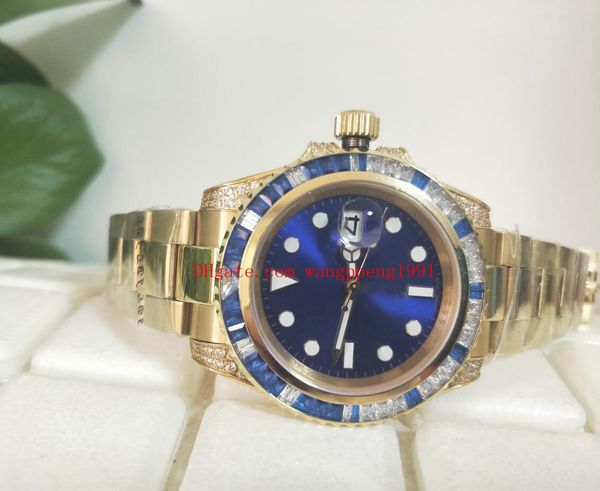 luxury watch 40mm 116618 116618ln blue dial 18k yellow gold diamond inlay bezel automatic mens watch watches, Slivery;brown
luxury watch 40mm 116618 116618ln blue dial 18k yellow gold diamond inlay bezel automatic mens watch watches, Slivery;brown
