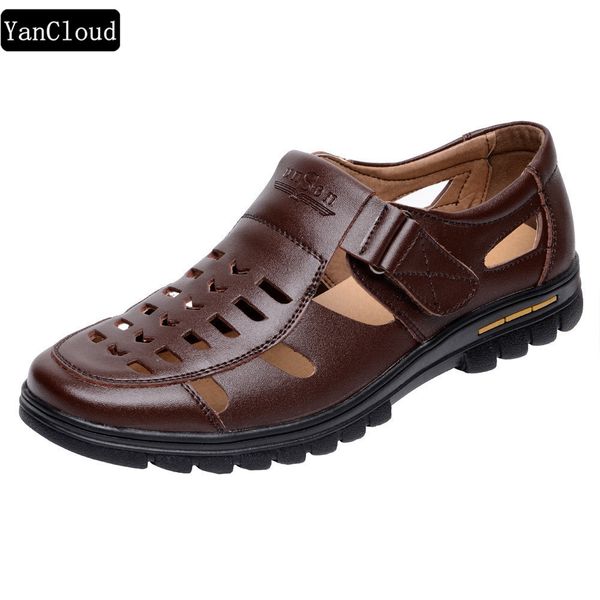 37 38 -44 45 men's summer shoes cow split leather new 2019 men sandals hollow platform business sandal driving moccasins, Black
37 38 -44 45 men's summer shoes cow split leather new 2019 men sandals hollow platform business sandal driving moccasins, Black