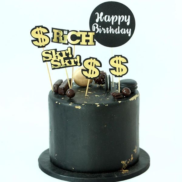 22pcs us dollar cake ers rich people party cake decor birthday picks insert for birthday party black golden
22pcs us dollar cake ers rich people party cake decor birthday picks insert for birthday party black golden