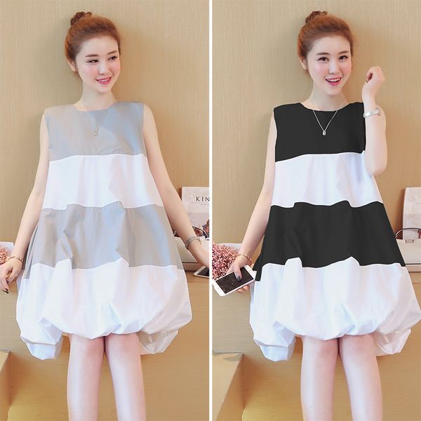 maternity dresses 1818# clothes summer sleeveless easy matching loose stylish dress for pregnant women pregnancy, White
maternity dresses 1818# clothes summer sleeveless easy matching loose stylish dress for pregnant women pregnancy, White