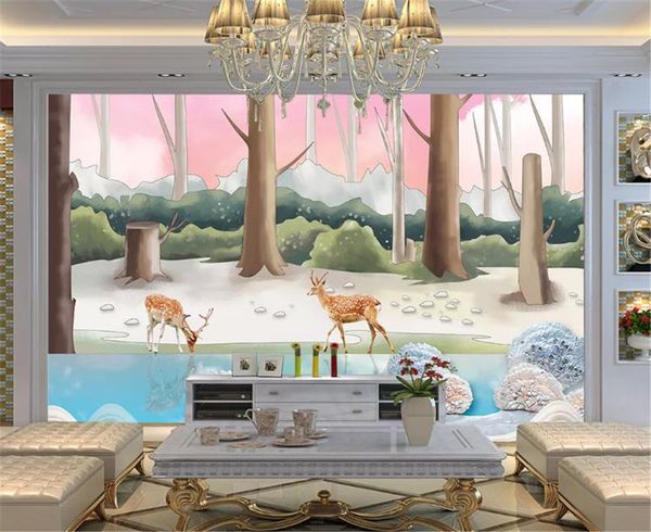 3d обои для дома nordic elk forest dream цифровая печать hd декоративные красивые обои
3d обои для дома nordic elk forest dream цифровая печать hd декоративные красивые обои