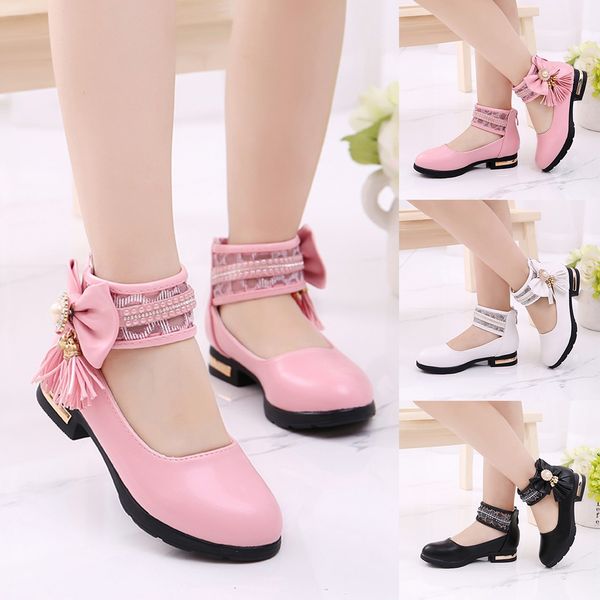 2019 children infant kids girl shoes fringe pearl bowknot dance single princess sandals shoes girls sport shoes#g30, Black
2019 children infant kids girl shoes fringe pearl bowknot dance single princess sandals shoes girls sport shoes#g30, Black