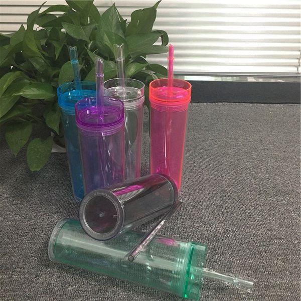 16oz acrylic skinny tumbler double wall clear water flask drinking cup with lid and straw heatproof water bottle 08
16oz acrylic skinny tumbler double wall clear water flask drinking cup with lid and straw heatproof water bottle 08
