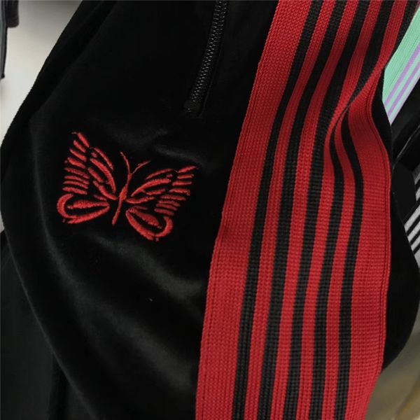 women sweatpants needles awge velvet awge butterfly striped pants needles joggers men sweatpants embroidery cdlpt, Black
women sweatpants needles awge velvet awge butterfly striped pants needles joggers men sweatpants embroidery cdlpt, Black