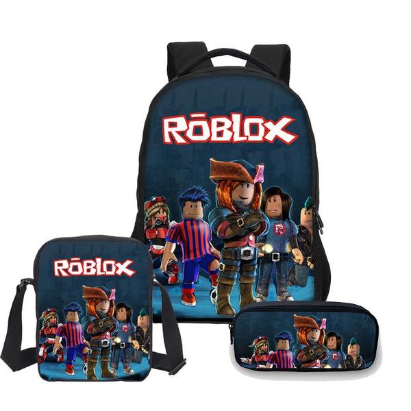 veevanv cartoon anime roblox backpacks pencil bag 3pcs/set school bag for teenage boys children kids bagpack men
veevanv cartoon anime roblox backpacks pencil bag 3pcs/set school bag for teenage boys children kids bagpack men