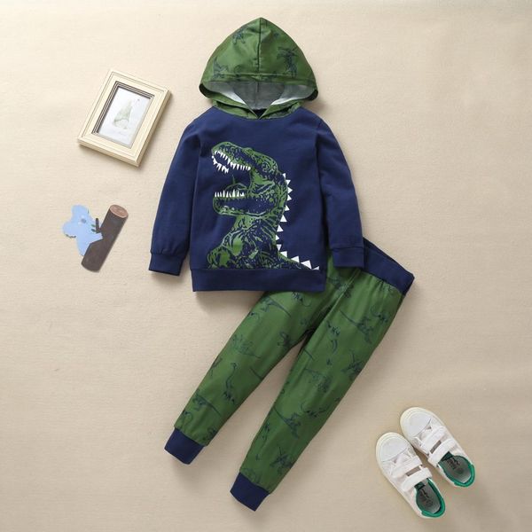 loozykit 2019 children's autumn winter long-sleeved hooded dinosaur pants suit european and american home service boys two-piece, White
loozykit 2019 children's autumn winter long-sleeved hooded dinosaur pants suit european and american home service boys two-piece, White