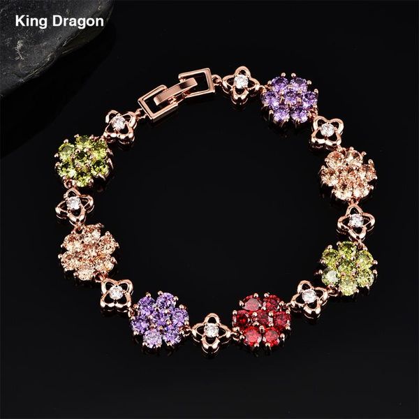 link, chain trendy 2021 cubic zirconia jewelry rose gold color flower charm cz colorful female bracelets bangles for women zb-018, Black
link, chain trendy 2021 cubic zirconia jewelry rose gold color flower charm cz colorful female bracelets bangles for women zb-018, Black