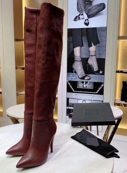 luxury designer womens knight straight thigh-high 24" heel pointed toes boots cow leather shoes size 35-41, Black
luxury designer womens knight straight thigh-high 24" heel pointed toes boots cow leather shoes size 35-41, Black