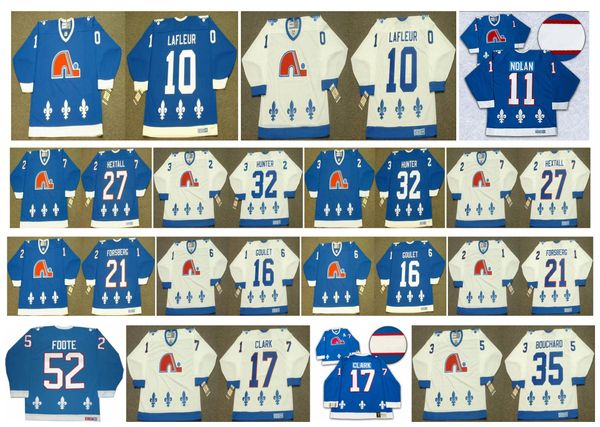Vintage quebec nordique jer ey 10 guy lafleur 32 dale hunter 27 ron hextall 16 goulet 52 foote 17 wendel clark 35 dan bouchard ccm hockey
Vintage quebec nordique jer ey 10 guy lafleur 32 dale hunter 27 ron hextall 16 goulet 52 foote 17 wendel clark 35 dan bouchard ccm hockey