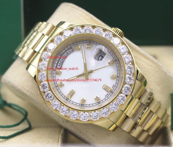 factory supplier wristwatches sapphire glass 41mm day-date white dial diamond bezel automatic mechanical mens men's watch watches, Slivery;brown
factory supplier wristwatches sapphire glass 41mm day-date white dial diamond bezel automatic mechanical mens men's watch watches, Slivery;brown