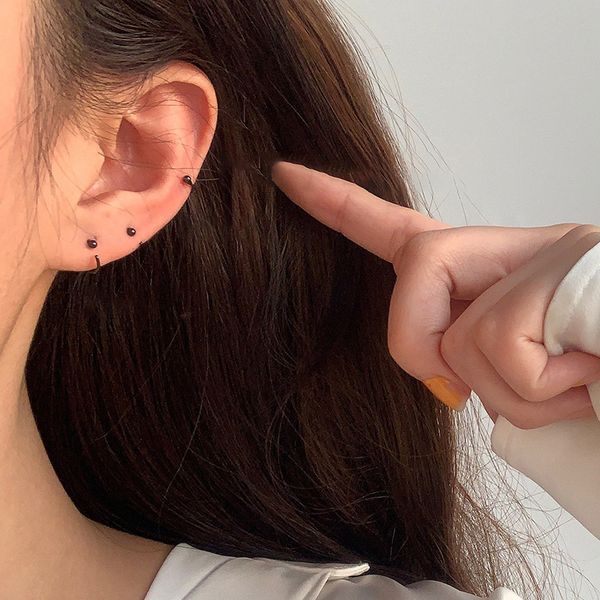 hoop & huggie 925 sterling silver earring fashion classic 6/8/10mm round ball bead mini half circle ear ring bone girl boy jewe, Golden;silver
hoop & huggie 925 sterling silver earring fashion classic 6/8/10mm round ball bead mini half circle ear ring bone girl boy jewe, Golden;silver