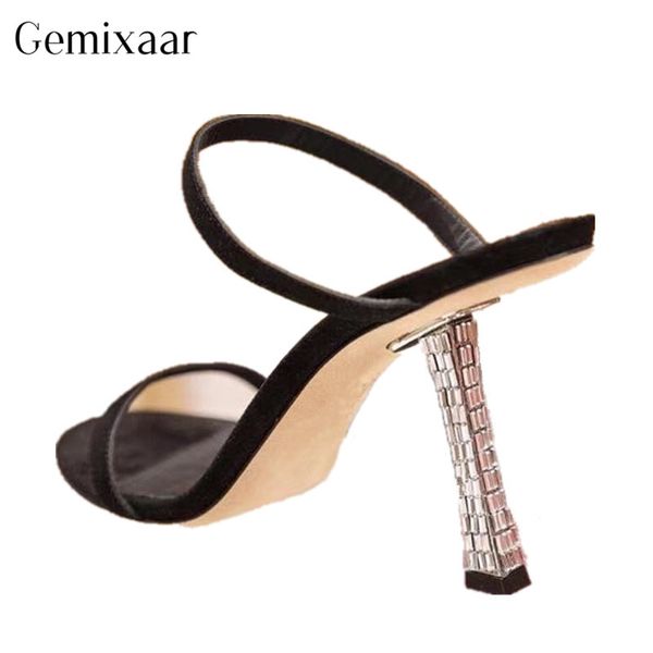 summer classic narrow band shoes open toe solid black red color beach shoes party rhinestone decored thin high slippers
summer classic narrow band shoes open toe solid black red color beach shoes party rhinestone decored thin high slippers