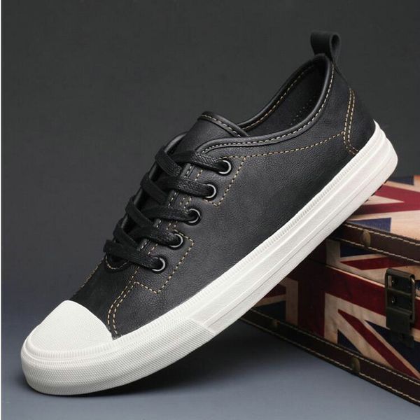 men non-slip lace up casual sneaker shoes fashion comfortable men all black flats leather shoes a21-94
men non-slip lace up casual sneaker shoes fashion comfortable men all black flats leather shoes a21-94