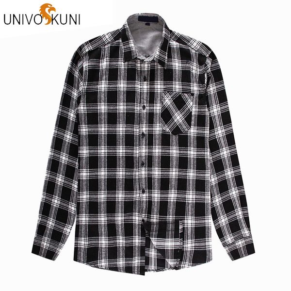 univos kuni new autumn fashion brand men shirt men long sleeve shirt plaid cotton casual social camisa homens j494, White;black
univos kuni new autumn fashion brand men shirt men long sleeve shirt plaid cotton casual social camisa homens j494, White;black