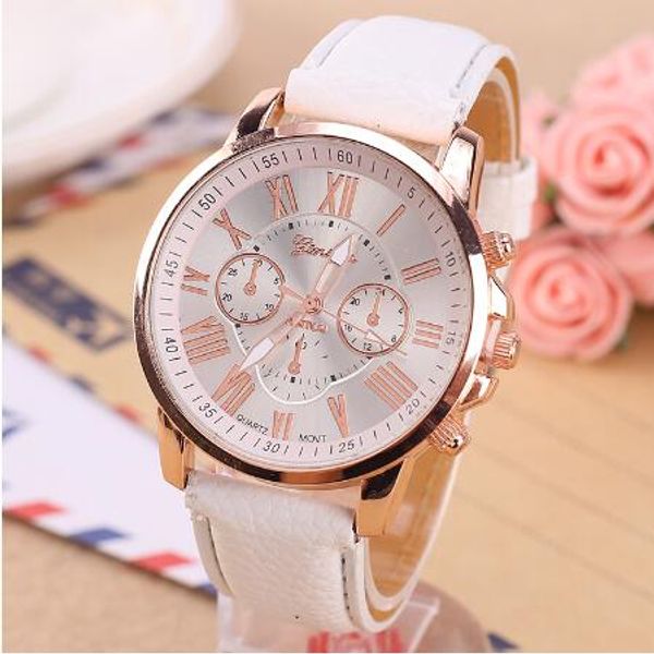 geneva leather pu quartz watches men women fashion casual roma men's watch casual dress rose gold wrist watches wholesale, Slivery;brown
geneva leather pu quartz watches men women fashion casual roma men's watch casual dress rose gold wrist watches wholesale, Slivery;brown