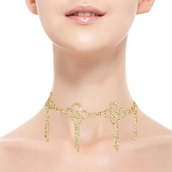 necklace & pendant fashion full clear crystal collier chain wedding charm chocker neck wholesale, Silver
necklace & pendant fashion full clear crystal collier chain wedding charm chocker neck wholesale, Silver