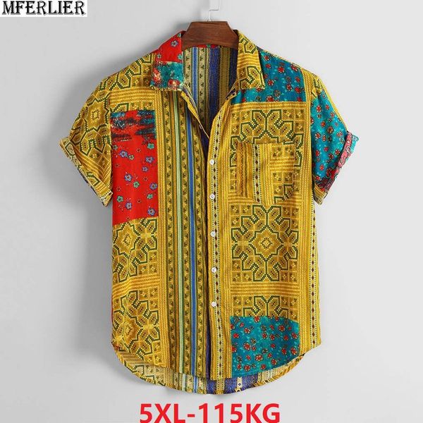 mferlier summer men beach hawaii shirts short sleeve geometric large size 5xl shirts man yellow vacation loose shirt 54 56 red, White;black
mferlier summer men beach hawaii shirts short sleeve geometric large size 5xl shirts man yellow vacation loose shirt 54 56 red, White;black