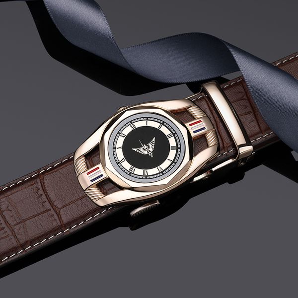 genuine new leather men's belt fashion style brand elastic belt leisure men's gold, Black;brown
genuine new leather men's belt fashion style brand elastic belt leisure men's gold, Black;brown