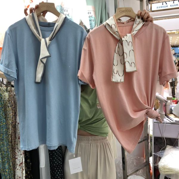 tumblr limited повседневная broadcloth regular unicorn 2019 лето новый футболка хлопок свободный шею с шарфом сплошной цвет женщины, White
tumblr limited повседневная broadcloth regular unicorn 2019 лето новый футболка хлопок свободный шею с шарфом сплошной цвет женщины, White