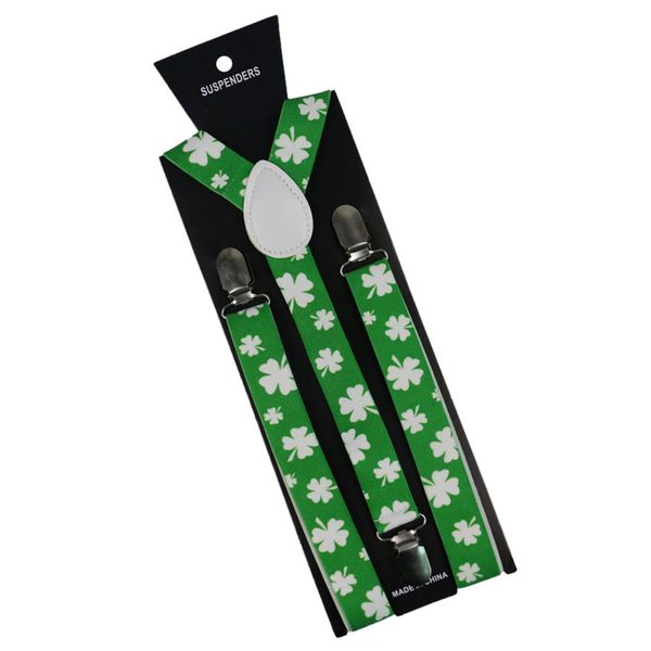 winfox fashion black green white 2.5cm wide clover suspenders for women men, Black;white
winfox fashion black green white 2.5cm wide clover suspenders for women men, Black;white