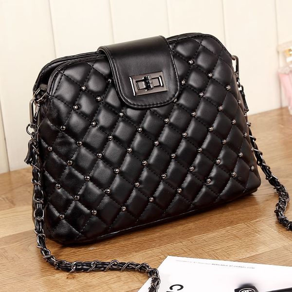 2019 women crossbody bag messenger quilted plaid bags chain shoulder lady handbag evening clutch bags, Red;black
2019 women crossbody bag messenger quilted plaid bags chain shoulder lady handbag evening clutch bags, Red;black